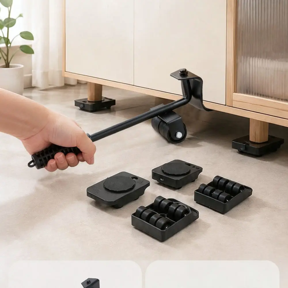 Universal Furniture Transport Lifter Bar Roller Pads For For Dongzhe Home Appliances Moving Heavy Duty Lifting Hand Tools view 6