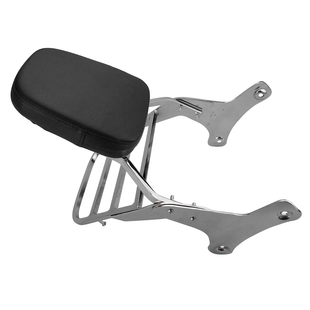 Schienale moto Sissy Bar Portapacchi con cuscino per Honda Shadow VT750 VT400 1997 1998 1999 2000 2001 2002 2003