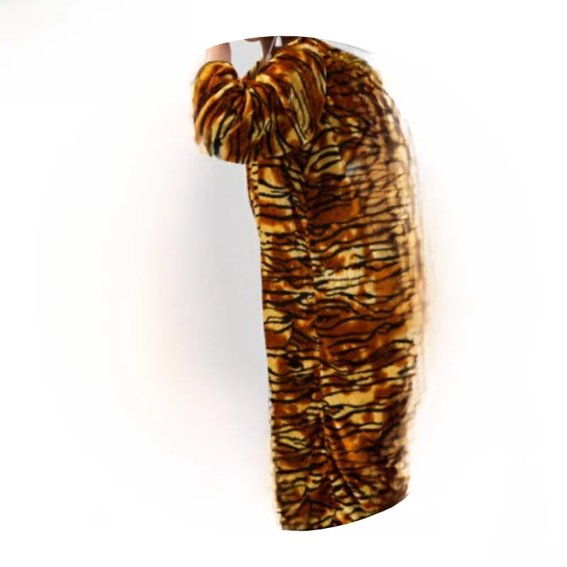 Costume da spettacolo di Halloween per bambini adulti Tigre Leone Elefante Animale Fata Vestito Abbigliamento per spettacoli teatrali Triacetato...