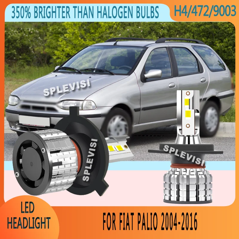 

Easy Install Strengthen Wagon Night Safety LED Car Headlight Bulbs For Fiat Palio 2004 2005 2006 2007 2008 2009 2010 2011-2016