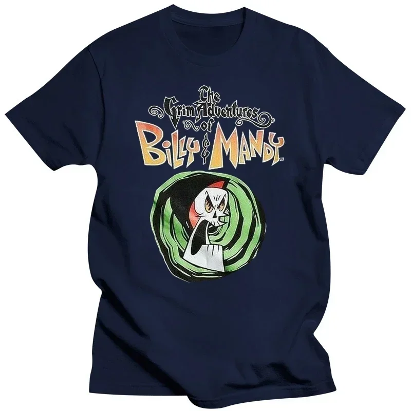 2024 Funny CARTOON  THE GRIM ADVENTURES OF BILLY AND MANDY Tops Tee T Shirt MENS CARTOON TEE T-Shirt New Unisex