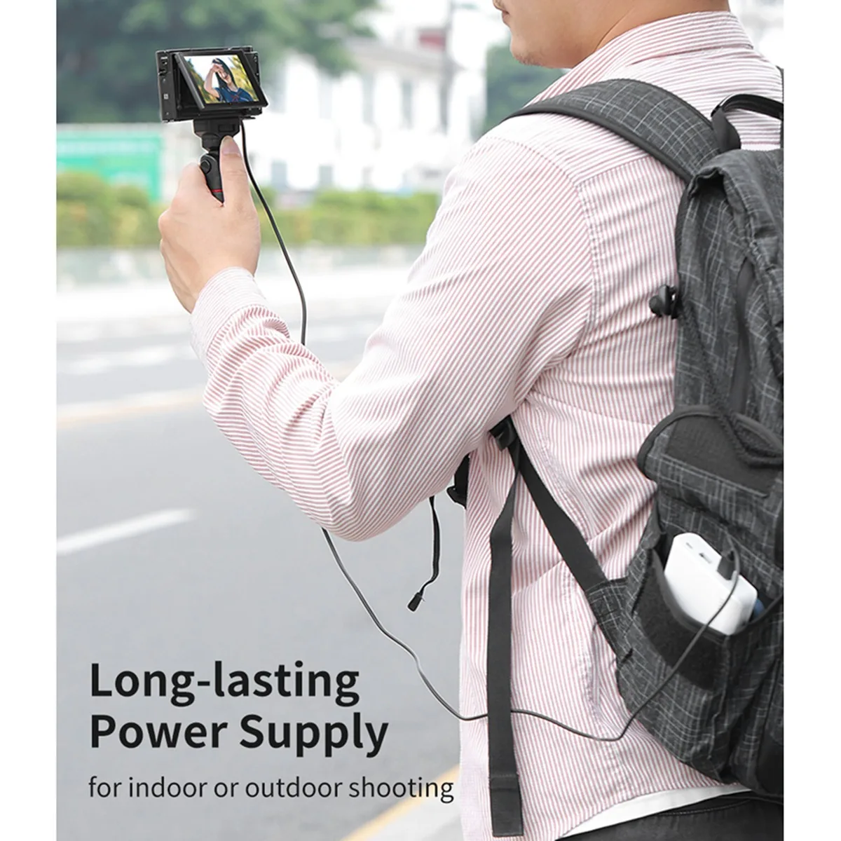 GZMO NP-BX1 Dummy Battery with USB-A Power Adapter DC Coupler for Sony ZV-1 RX100 M7 M6 M5 RX1R HX50 HX90 HX300 HX400 Camera