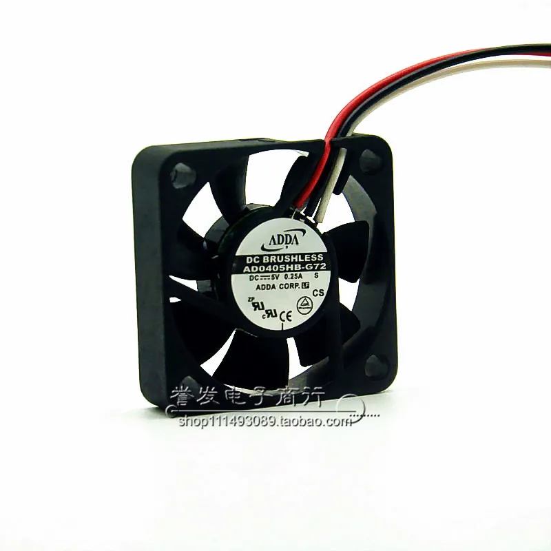 NEW ORIGINAL AD0405HB-G73 5V 0.25A 4010 40x40x10mm COOLING FAN RADIATOR