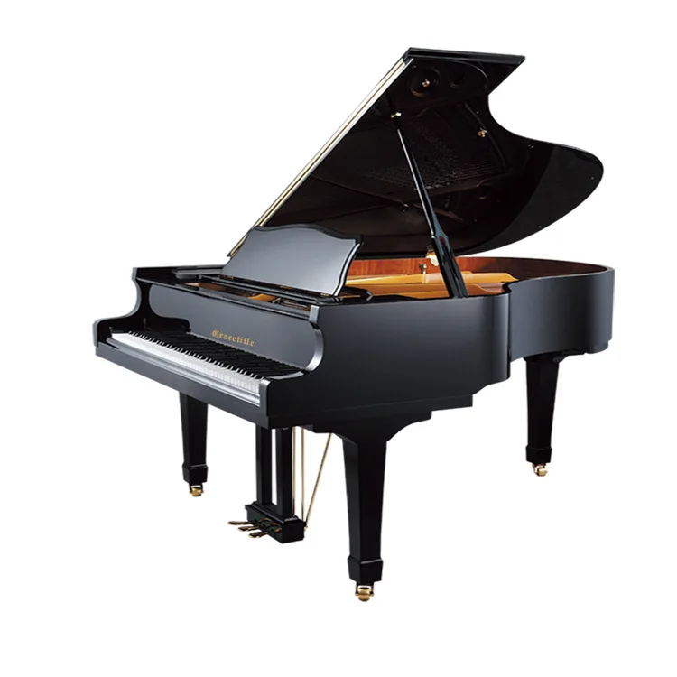 88 Keys Weighted Grand Digital Piano Multiple Colors Sizes Wooden Cabinet Keyboard for Stage Home Performance