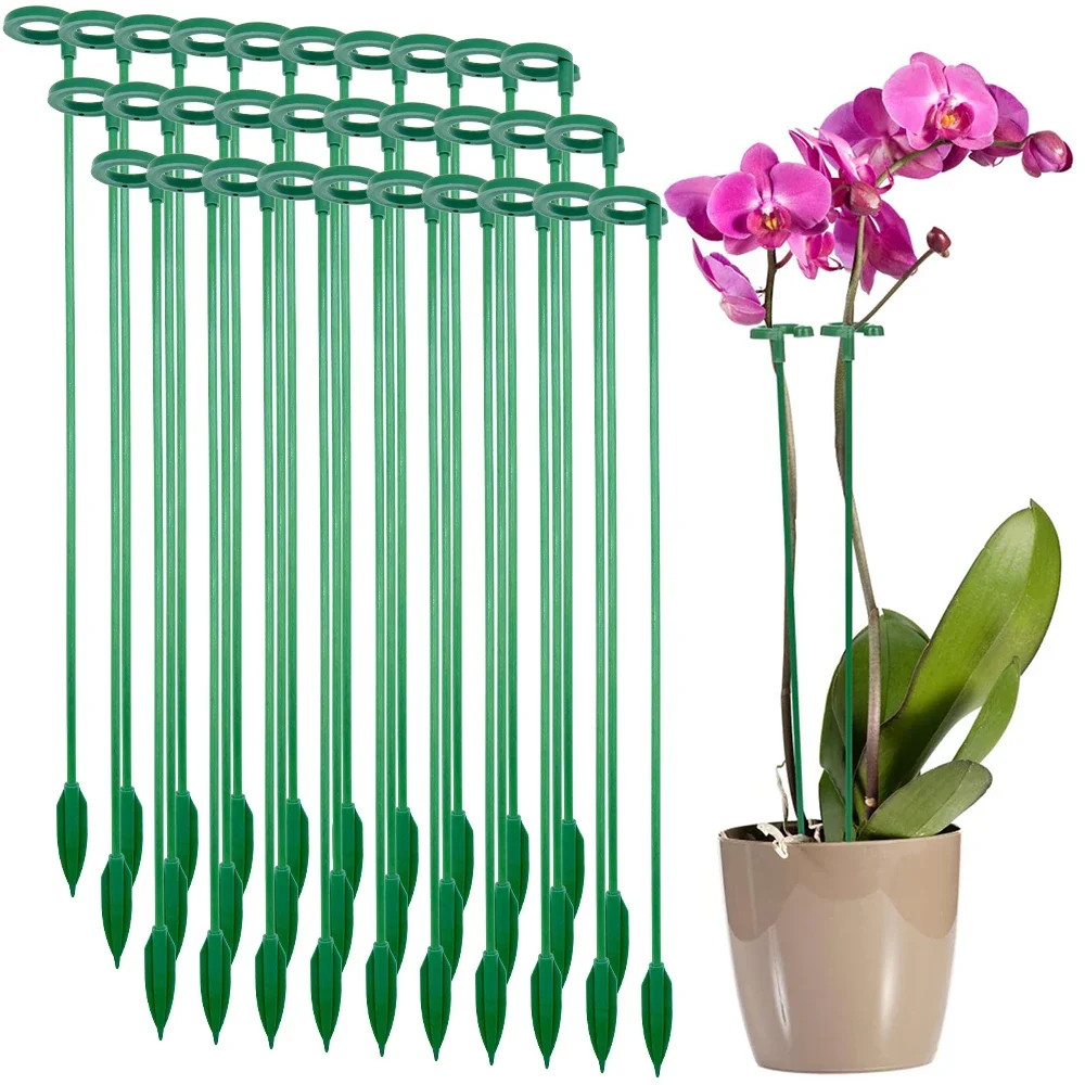 5/10PCS Plant Supports Stand Butterflies Orchid Flower Potted Fixing Rods Reusable Vegetable Protection Fixing Tool Gardening Su