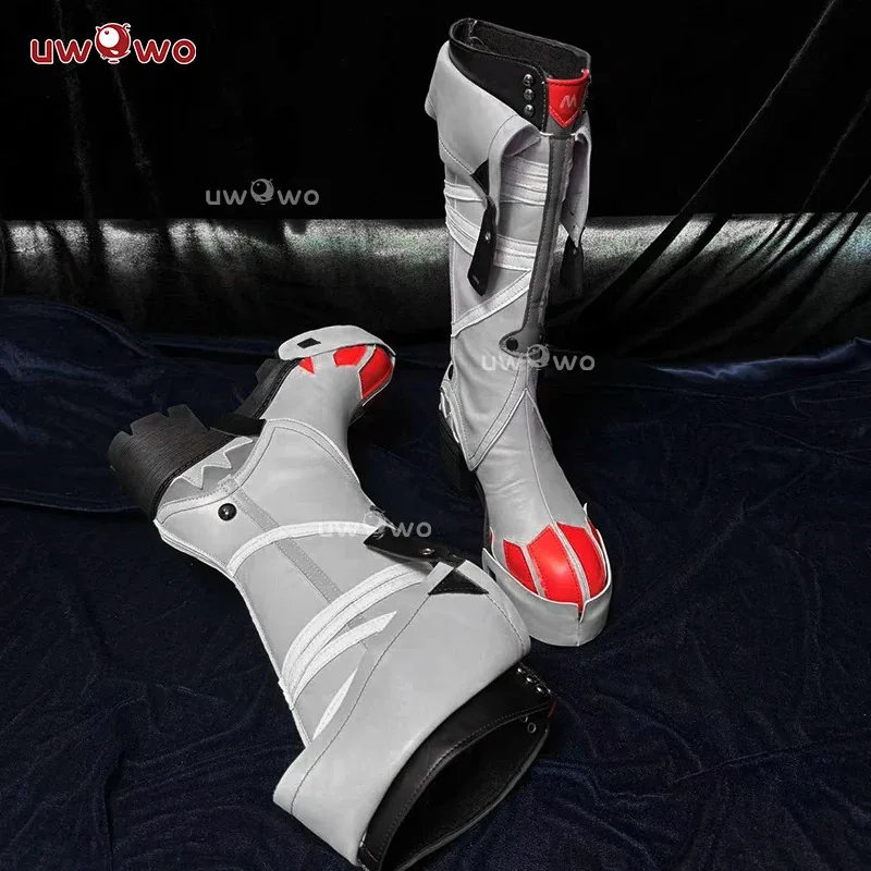 LQUWOWO Jane Doe Cosplay Schuhe Spiel Zenless Zone Zero Cosplay/ZZZ Cosplay Jane Doe Schuhe Stiefel Halloween Schuhe Größe 35-45