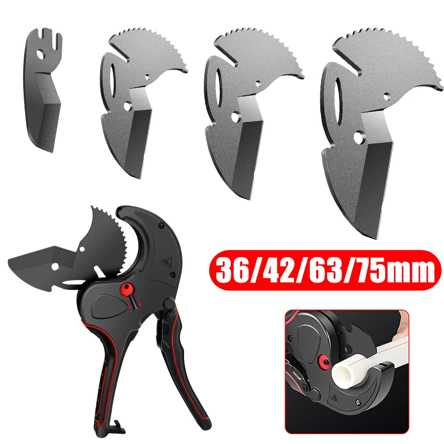 

36/42/63/75mm PEX Pipe Cutter Replacement Cutting Blades PU PP PE Hose Pipe Cutter Pipe Scissors Hand Tools Accessories