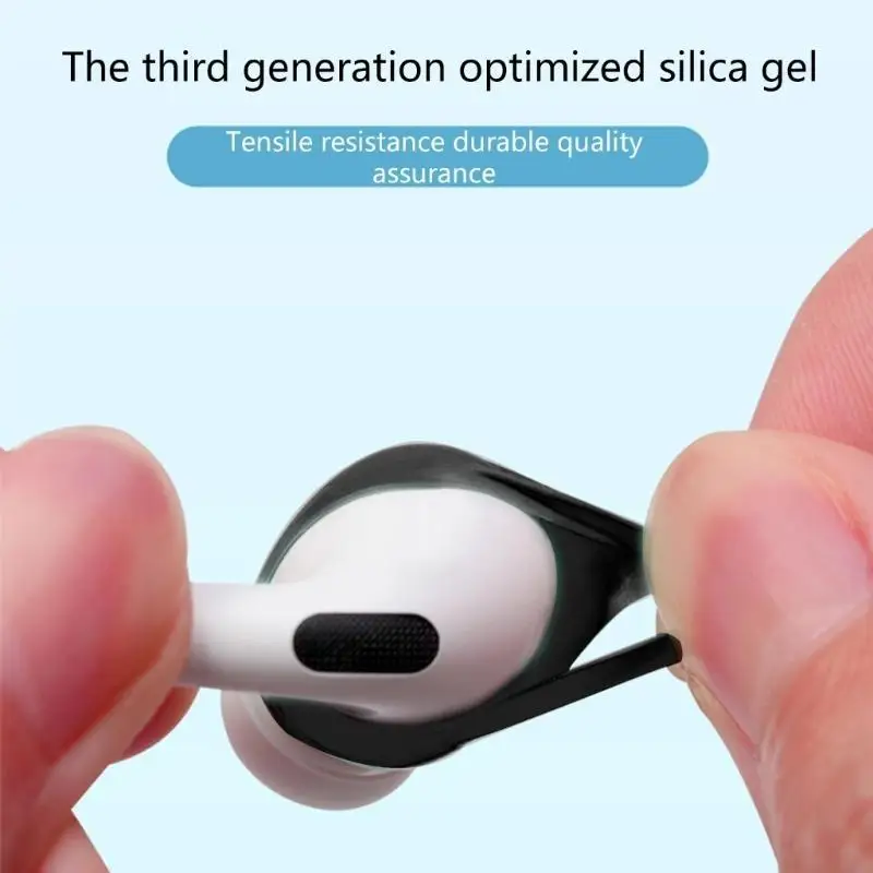 J1HD 3PAIRESイヤホンは 2スポーツイヤホンのイヤーチップ用の柔らかいシリコンイヤバッドアクセサリーインイヤーのヒントをカバーしています