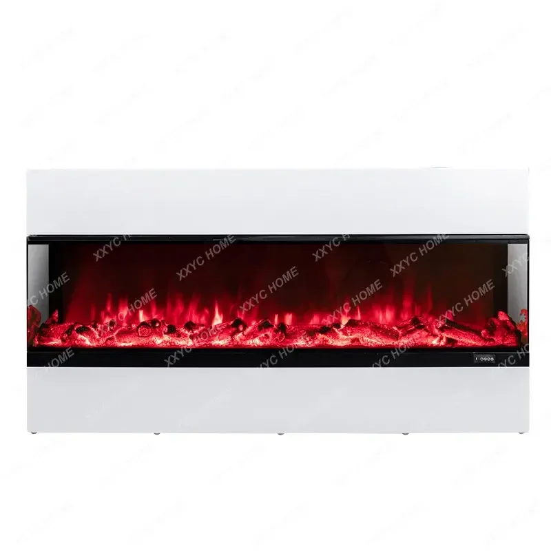 

Fireplace TV Cabinet Decorative Cabinet Simulation Fire 4-Color Electronic Fireplace Core Three-Side Flame Simple Living Room