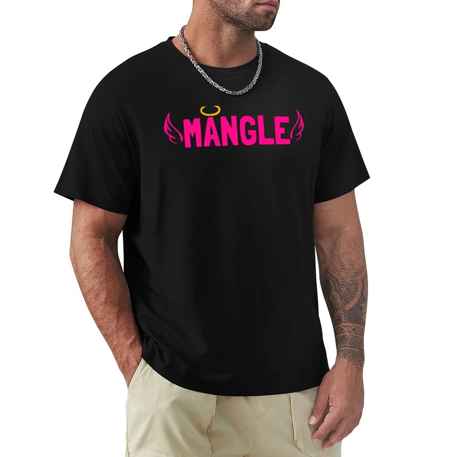 Camiseta MANGLE ANGEL de Mera Mangle, camiseta de estilo urbano de talla grande