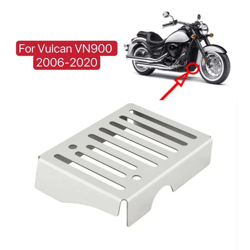 

Rectifier Cover Protective Grill for Kawasaki Vulcan 900 Custom VN900 2006 2007 2008 2009 2010 2011- 2020 Stainless Steel