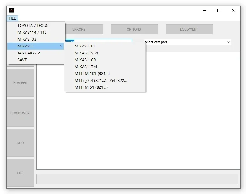 DTC Firmware Editor Software for Lexus / Toyota Support for 76Fхххх Microcontrollers English Version