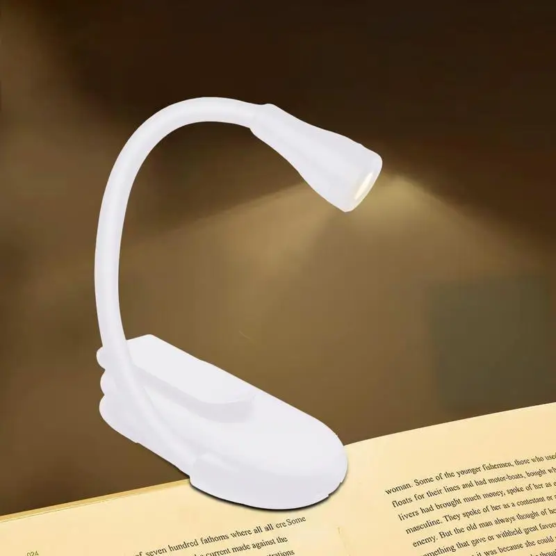 Reading Light Bedside Book Light LED Rechargeable Small Lightweight Clip On Book Reading Night Light For The Bed For Kids