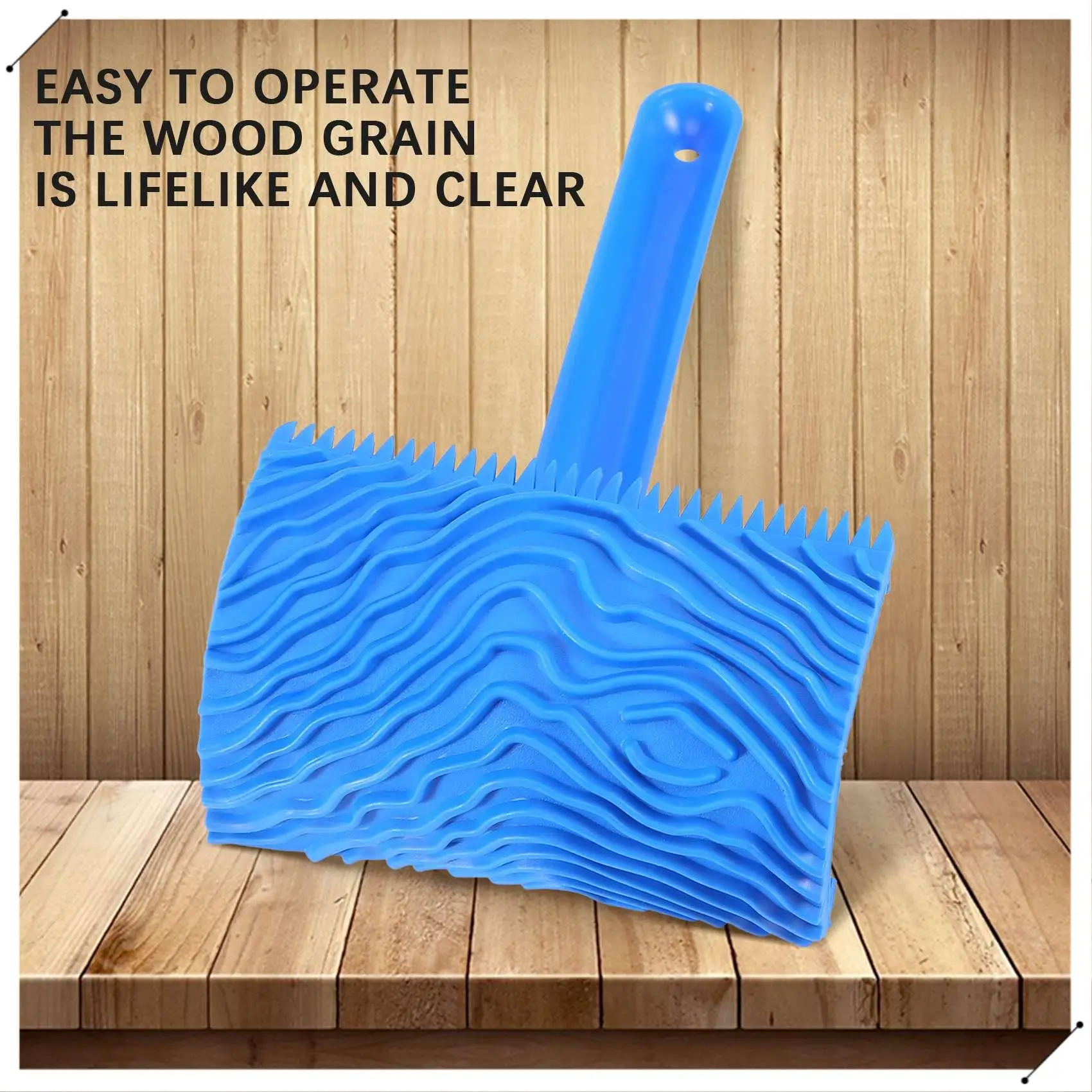 Imitation Wood Pattern Tool Set Eg300t 7 Inch Rubber Roller + Ms16 Imitation Realistic Wood Grain Tool Wood Grain Coating Emboss