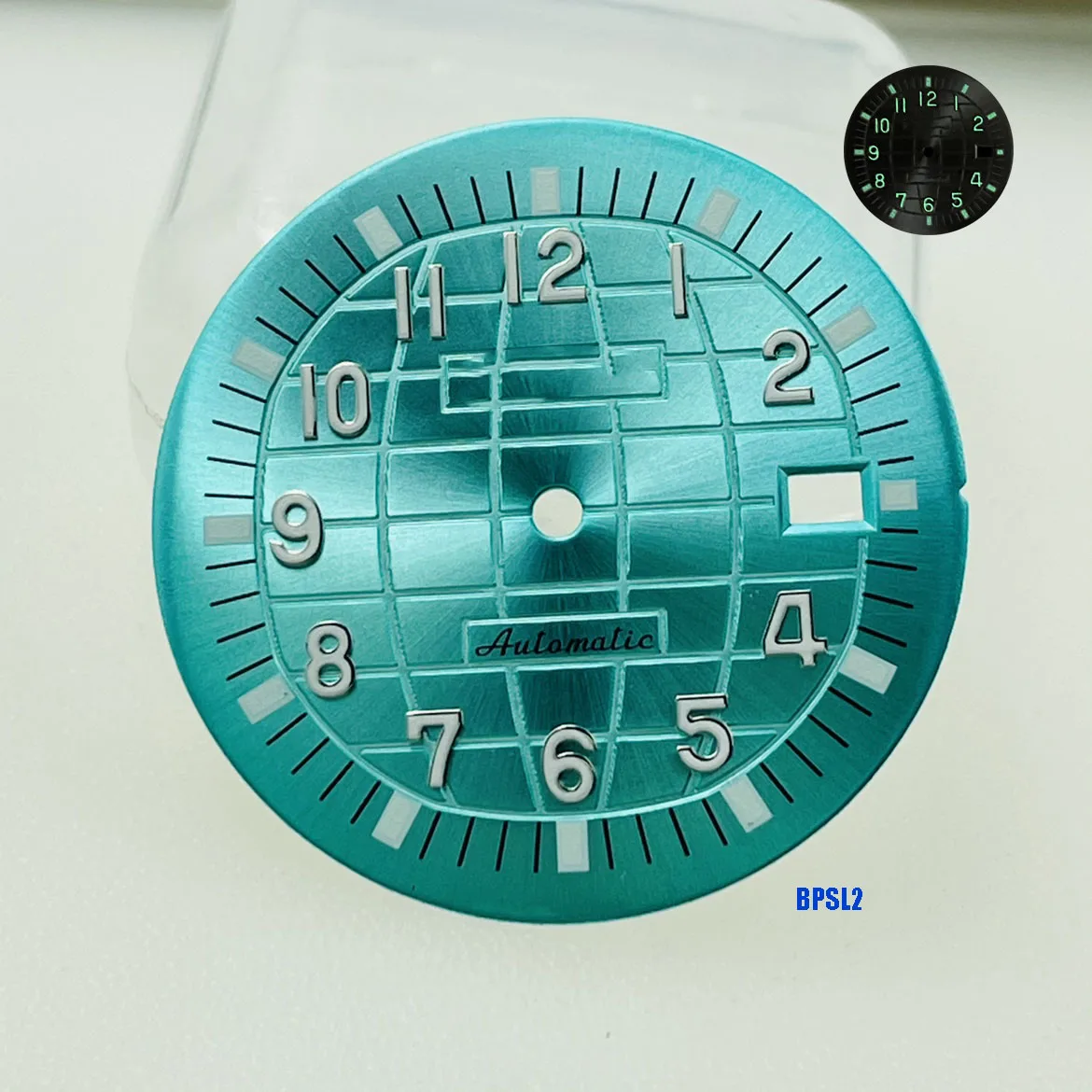 Hot Sale 32mm S Dial Yellow Green S Dial Watch S Logo Dial NH35 NH36 Movement Modified 32mm S Dials Watches Accessories view 3