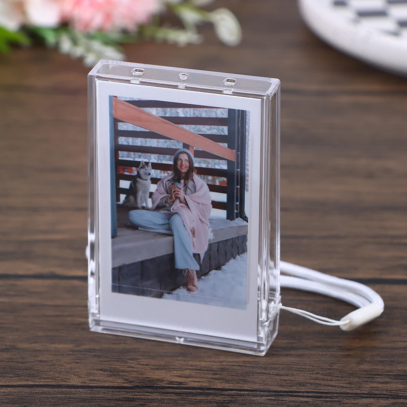 Pockets Photo Album 3 Inch Transparent Photocard Holder For Instax Mini Album Storage Collect Book Name Card Album