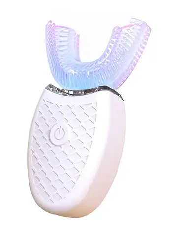 U-Type Toothbrush 360 Degrees Intelligent Silicon Head Sonic Electric Toothbrush Automatic USB Charge Waterproof Toothbrush