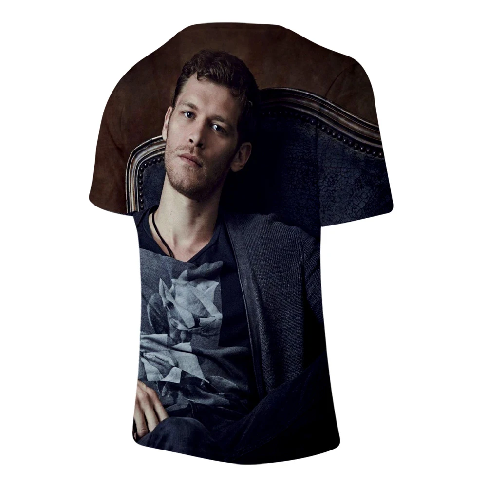 TV Series The Vampire Diaries Niklaus Mikaelson T-shirt Men/Women Summer Casual T Shirt Short Sleeve Clothes