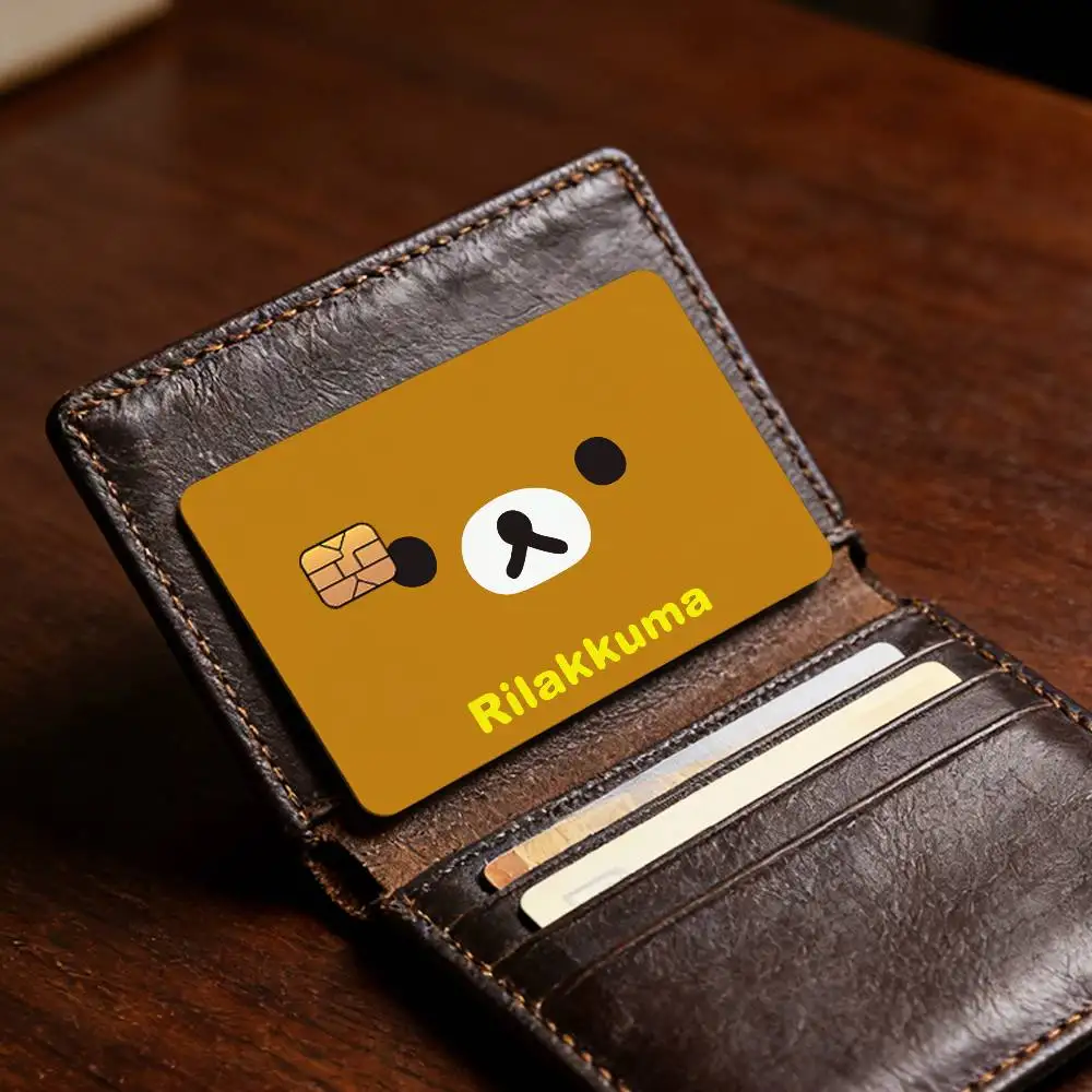 Niedlicher Cartoon R-Rilakkuma Bestseller Deko Exquisiter Kartenaufkleber für Debit- und Kreditkarten Skin-Cover Geschenk für Studenten – Detail 11