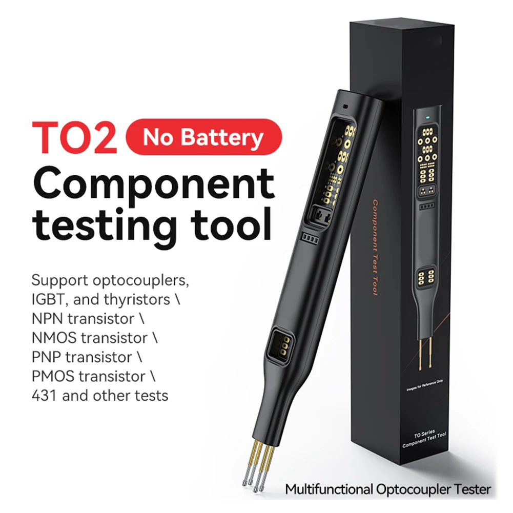 Imagem -04 - Optoacoplador Testador Ferramenta de Detecção de Teste de Optoacoplador Módulo de Teste On-line para Optoacoplador Igbt Tiristor Npn Transistor Nmos To1 To2