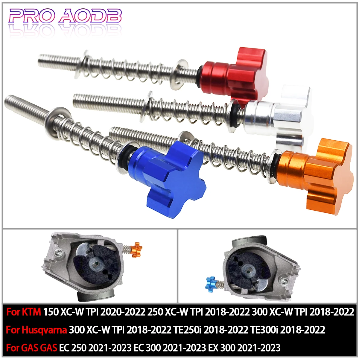 

For Husqvarna TE250i TE300i TX300i TE150i Motocross Guard & Fuel Idle Speed Adjuster Screw For KTM EXC XCW TPI 150 250 300 Parts