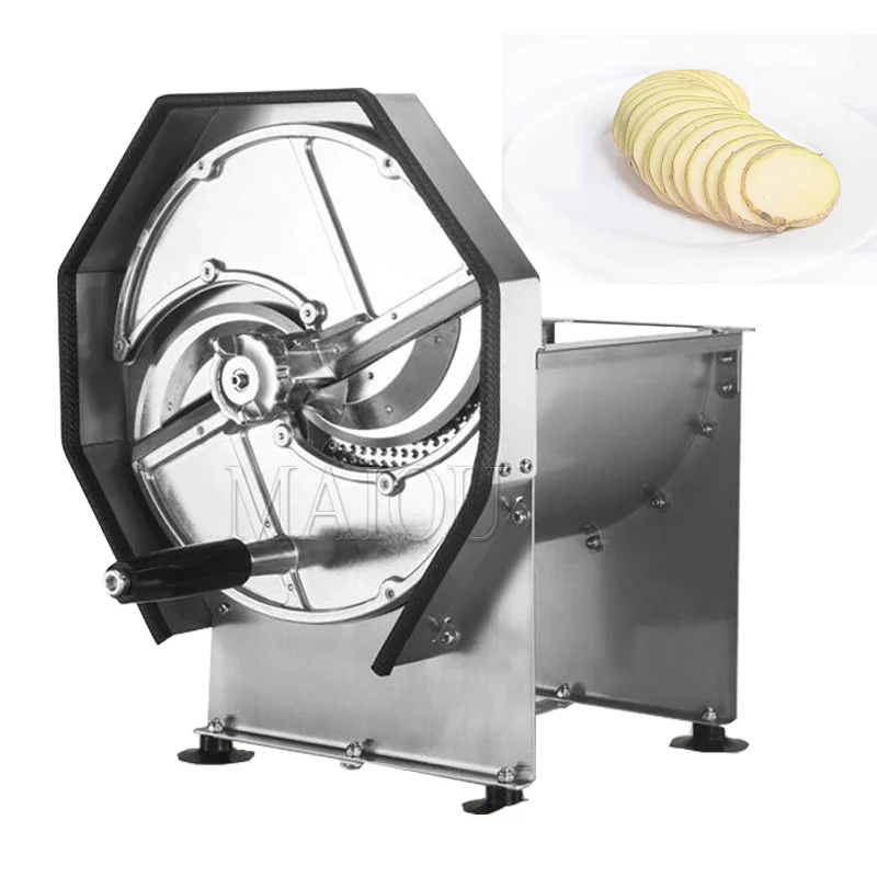 Small Manual Multi-function Slicing Machine To Cut Lemon Slices Lotus Root Fruit and Vegetable