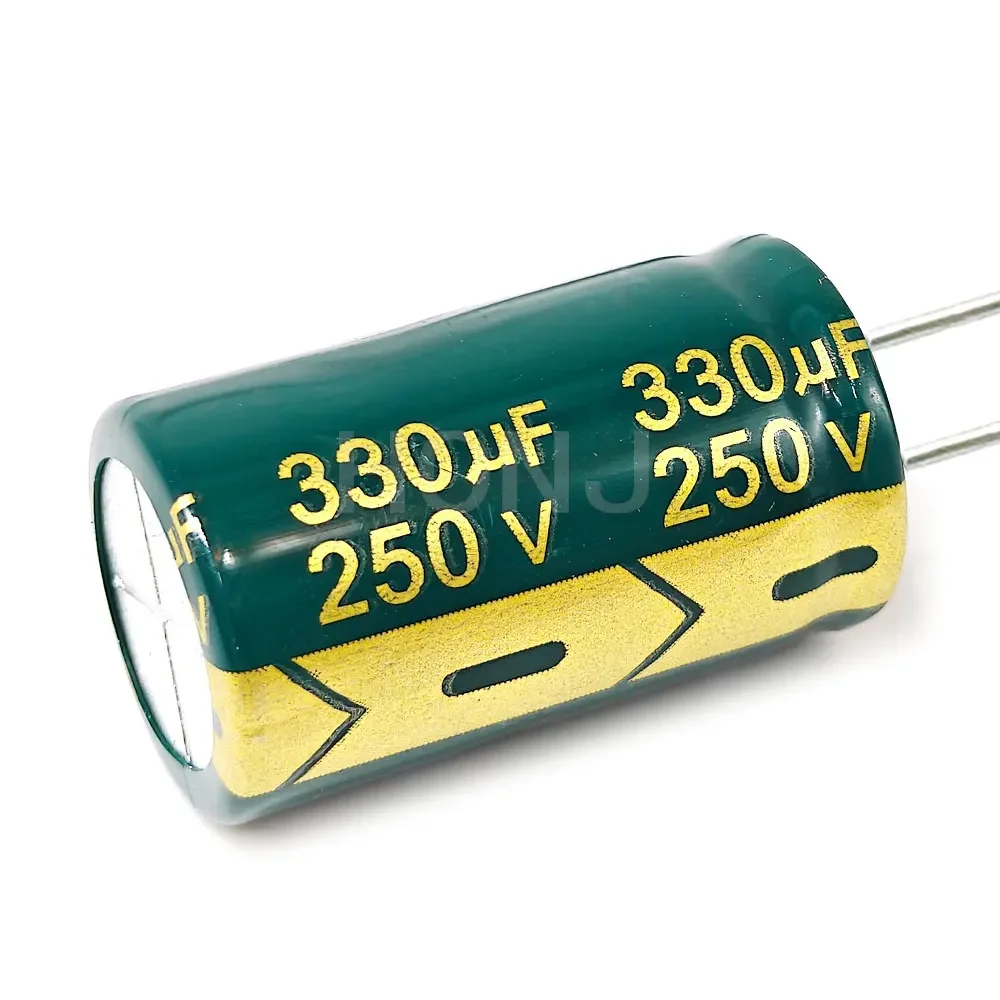 2PCS 250V330uf 18x30mm Capacitor eletrolítico de alumínio 330uf250v 250v 330uf 250V 330mf 250vdc 330MFD 250v330mf 330mf250v ± 20%