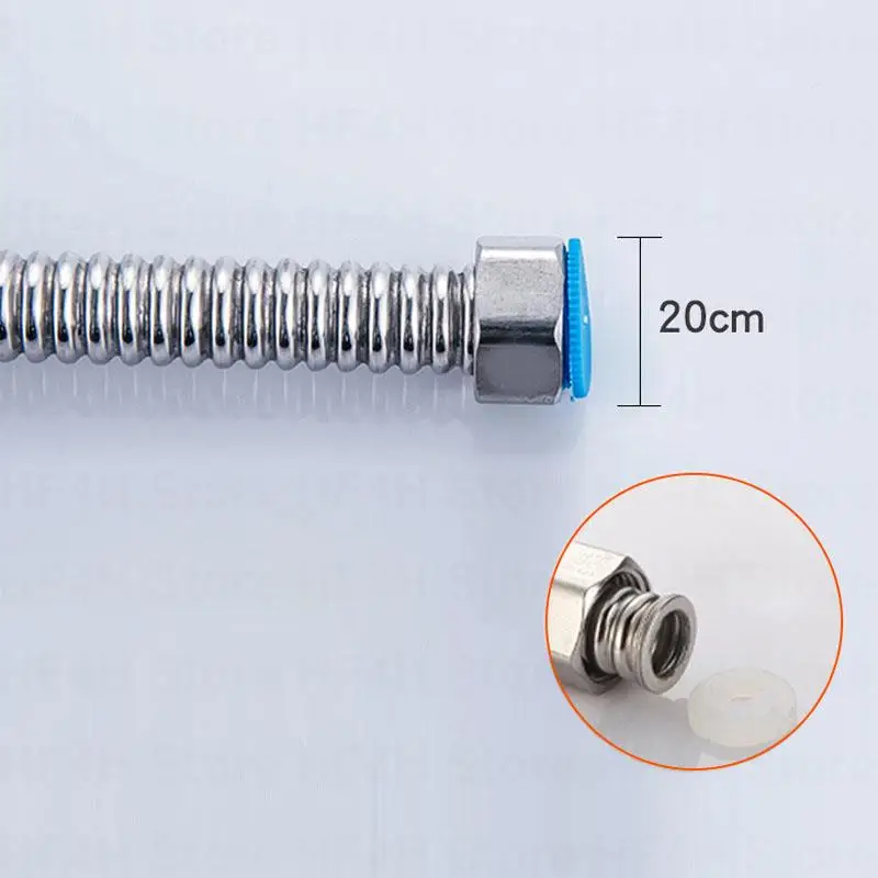 304 스테인리스 스틸 대야 및 변기 물 직조 배관 호스, 욕실 히터, 렌치 배관용 주름관 연결, 1/2 인치
