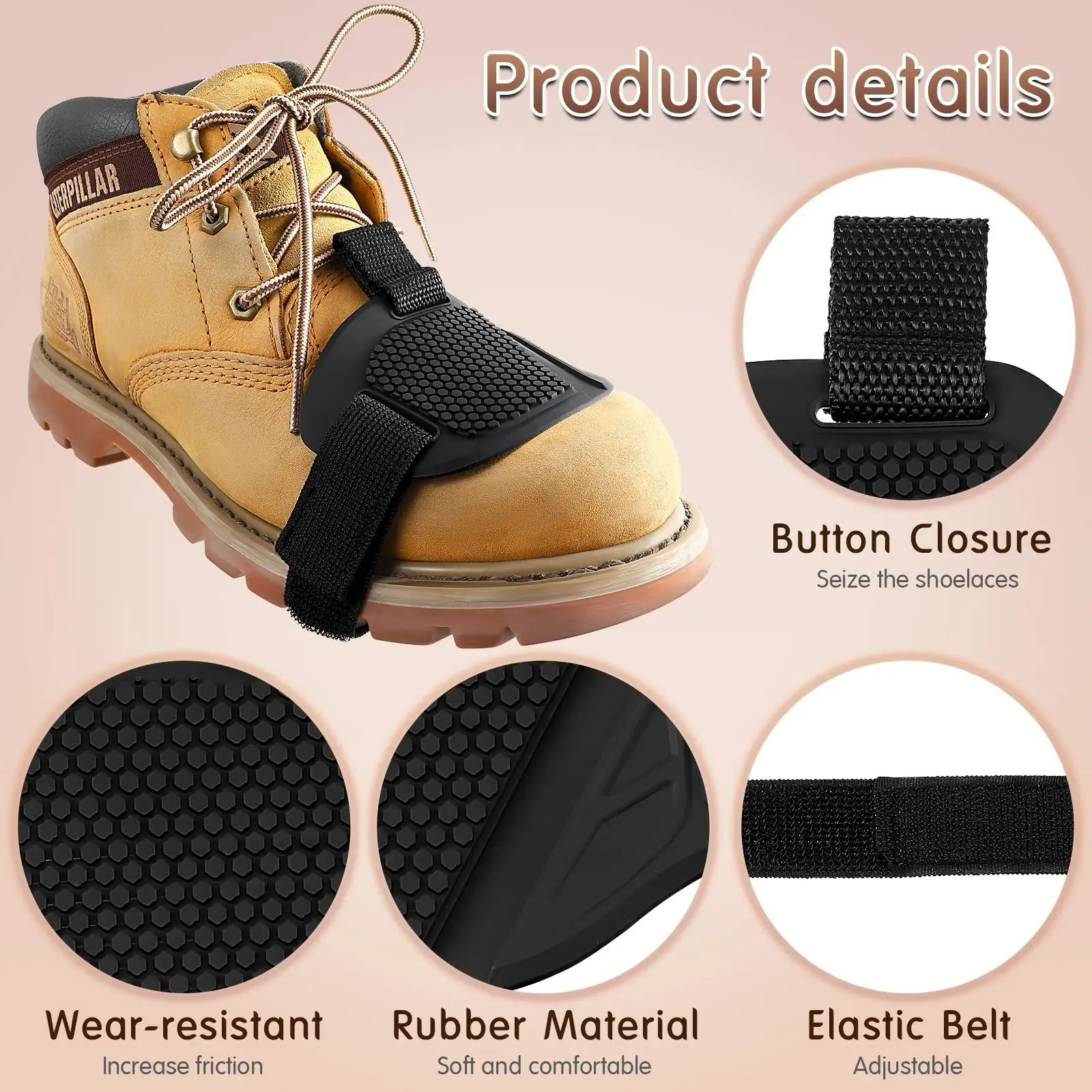 1/4PCS Motorcycle shift Pad Gear shoe Cover Durable Lightweight Boot Protector Adjustable For Riding Motorcycle Accessories