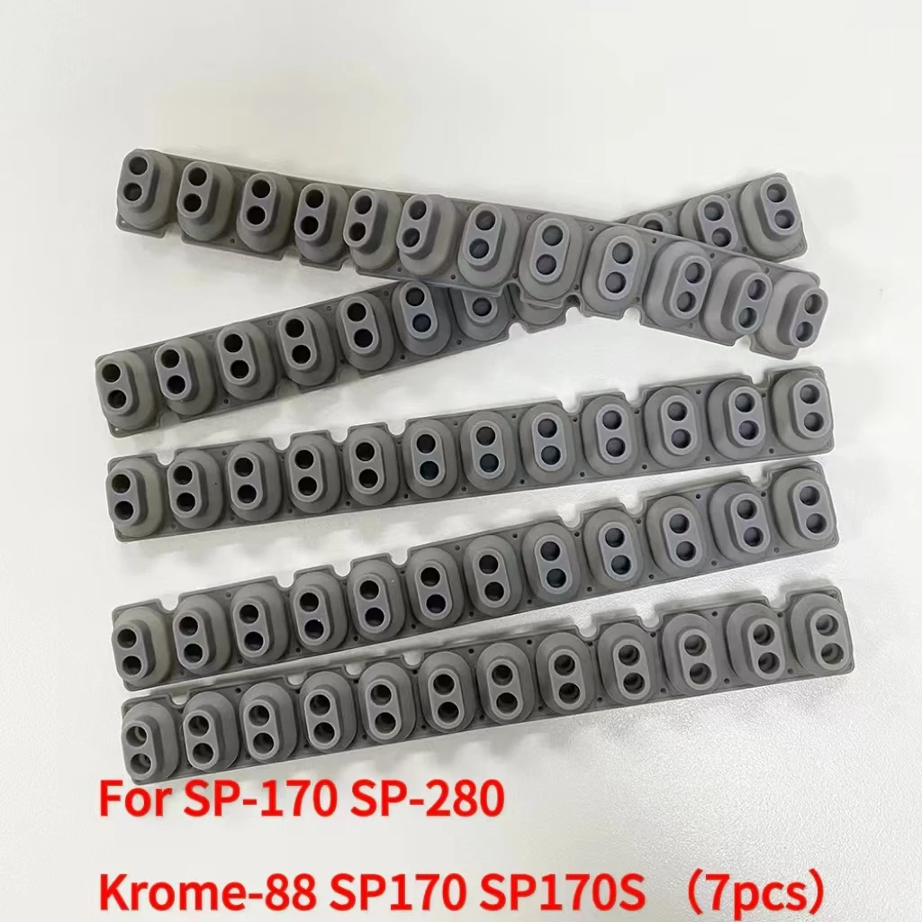 Dla Korg SP-170 SP180 SP280 B1 B2 SP-170 SP-280 Krome-88 SP170 SP170S Gumowy pasek przewodzący silikon (7PCS)