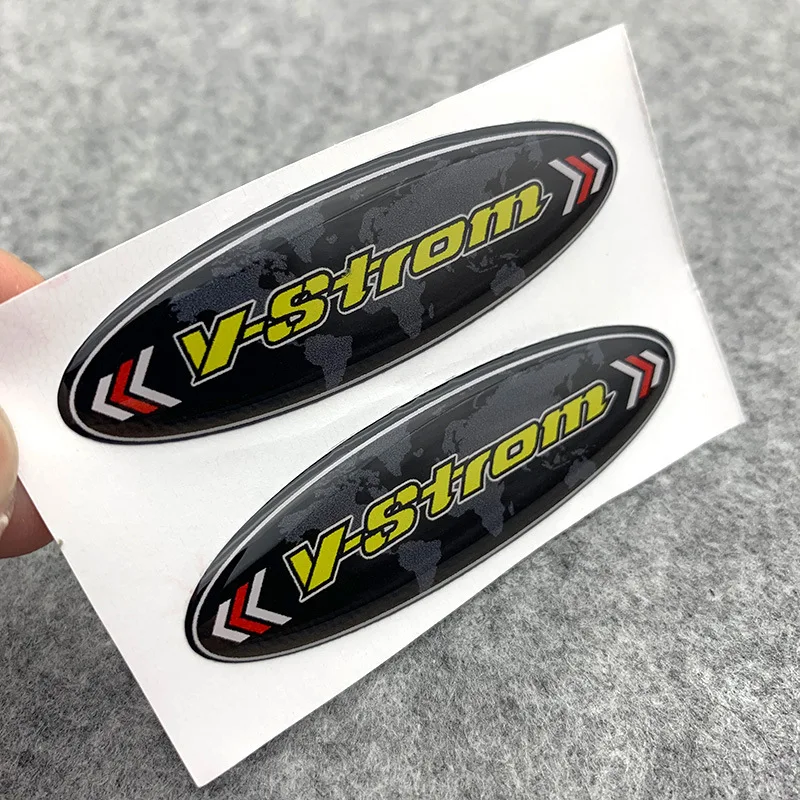 3D Motorcycle Emblem Badge Decals Scooter Reflective Stickers V-STROM All Series Accessories For Suzuki VSTROM 250 DL 650 1000