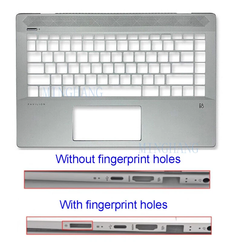 

M For HP Pavilion 14-CE TPN-Q207 A/C shell with keyboard pink gray hinges