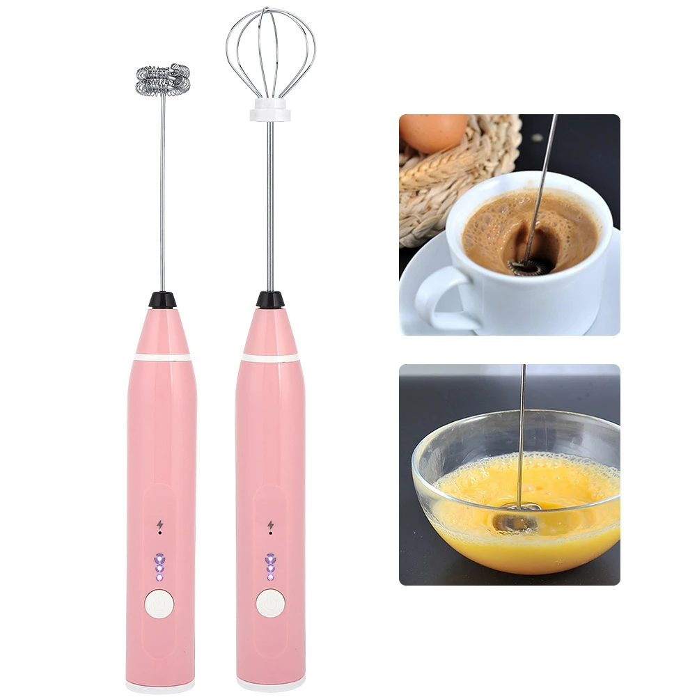 

ZK20 Маленький электрический венчик Ручной мини-пенообразователь для кофе латте горячего шоколада с зарядкой через USB