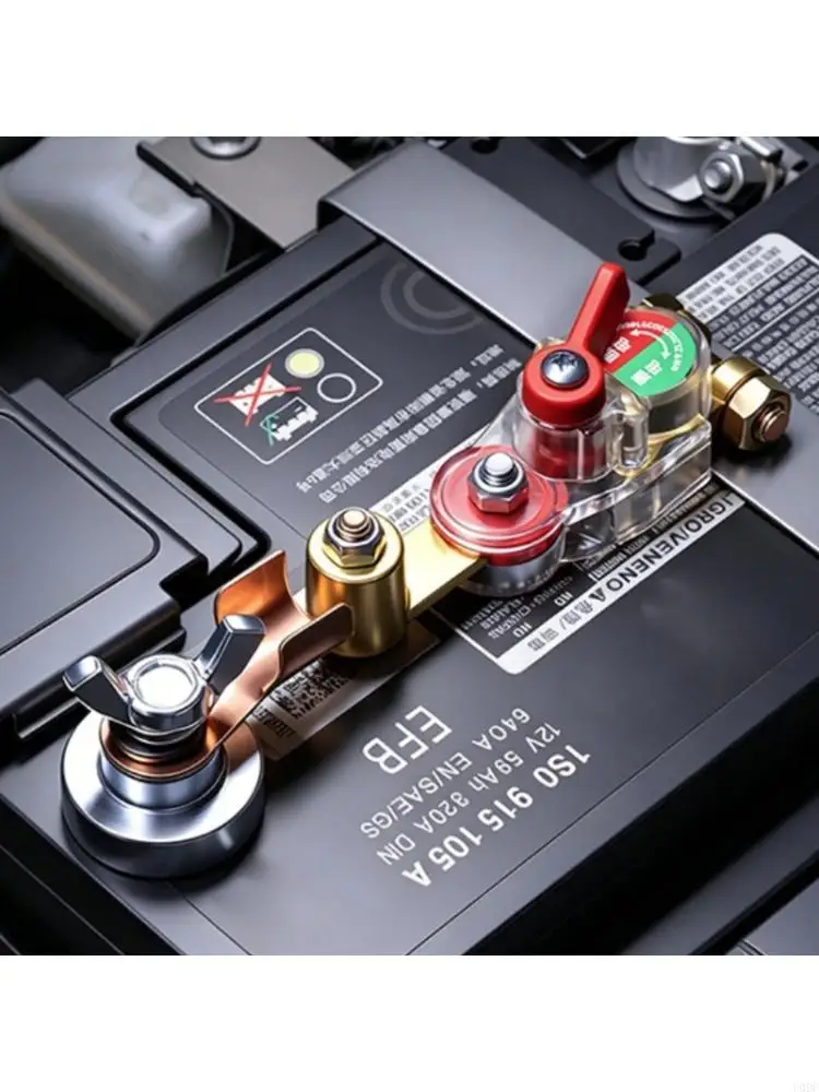  Parking Battery Power Unit for Car Manual Shut Off Control with Battery Isolation and Garage Service Access Daily