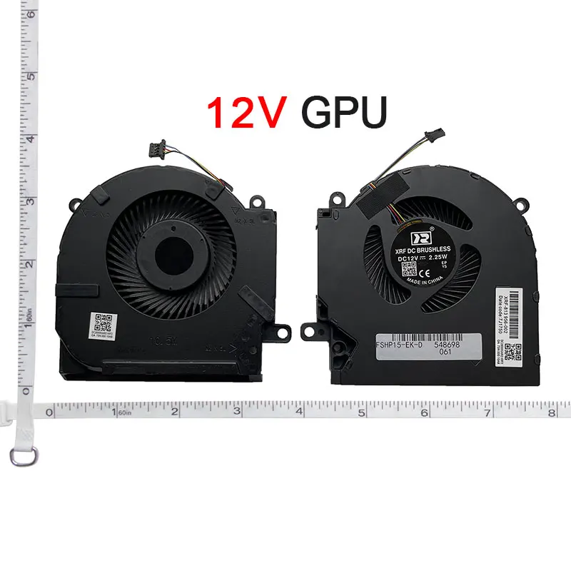 CPU GPU Cooling Fan For HP OMEN 15-EK 15-en TPN-Q238 TPN-Q236 Fans Cooler Radiator M04216-001 ND8CC02-19j22 19j23 M04215-001