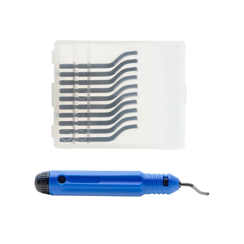 Deburring Tool Deburrer with Plastic Handle 360 Degree Rotatable Deburring Tool Plastic 3D Printer Burr Remover Tool Dropship