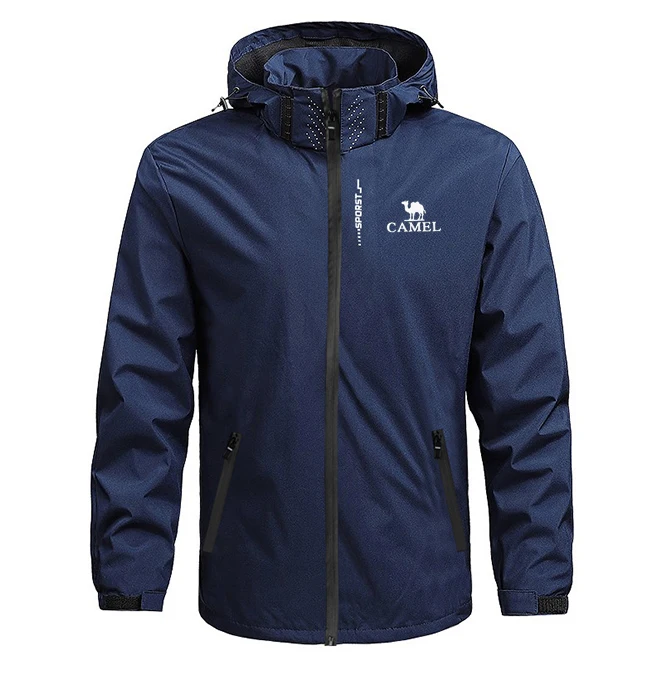 Camel Waterproof Hiking Jackets for Men and Women Sun Protection Windbreaker Camping Climbing Rain Coat Unisex Portable Clothes