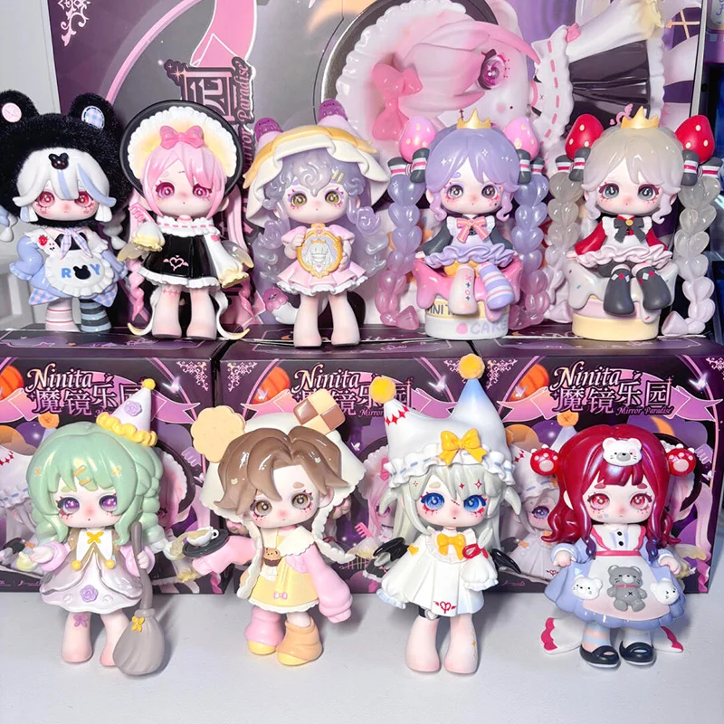 

Ninita Mirror Paradise Blind Box Ninita Аниме Фигурка Крутая девушка Фигурка-сюрприз Сумка Домашний декор Статуя Таинственная коробка Игрушка в подарок