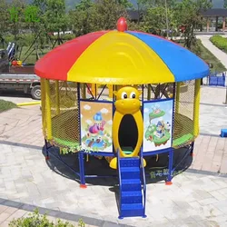 Kindergarten outdoor large trampoline Children's trampoline Children's slide Children's trampoline Bungee toys