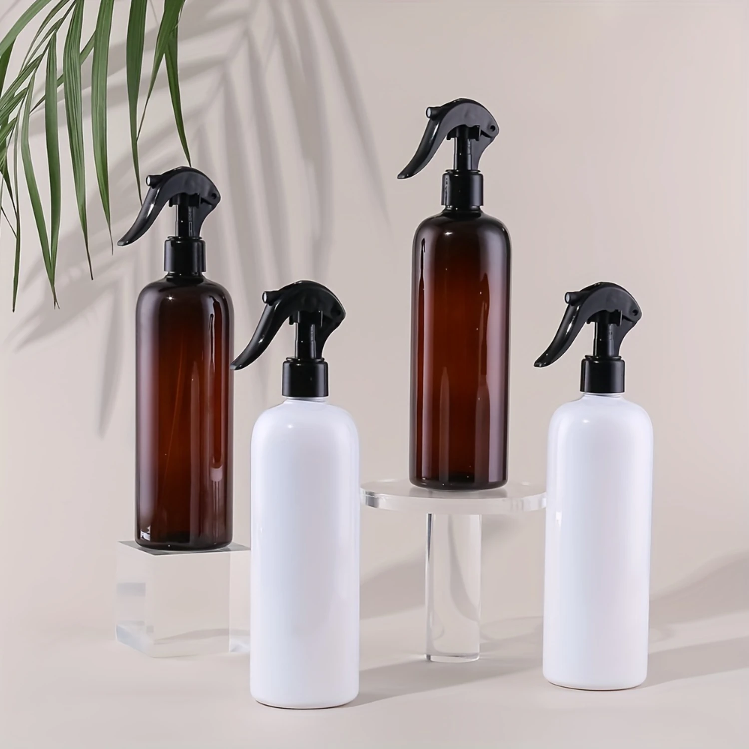 

4pcs 500ml Spray Bottles For Cleaning Solutions Sprayer Hand Press Spray Container Refillable Gardening Sprayer The Pet Travel L
