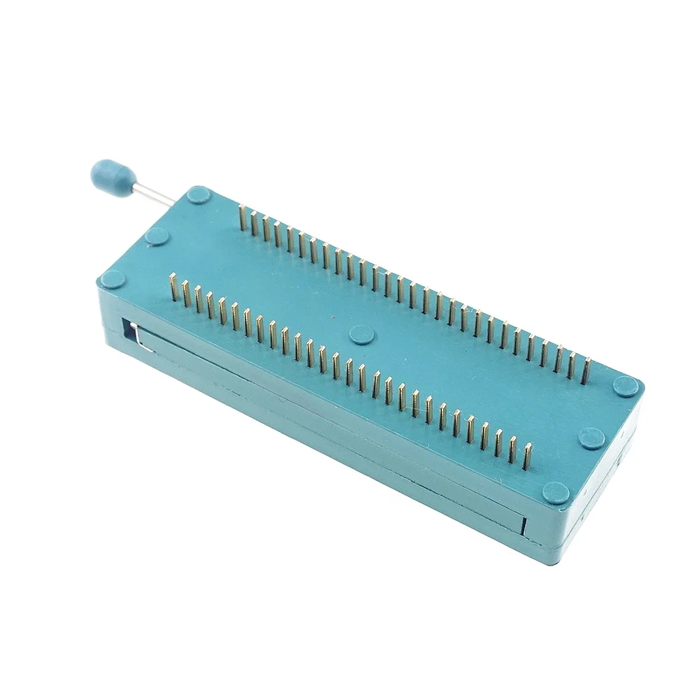 Test Tool IC DIP ZIF ZIP Socket 28 32 42 56 64 Pin Pitch 1.78 mm 1.778 Press-Fit Dual Row Spacing 10.16 15.24 20.7 mm 0.6\