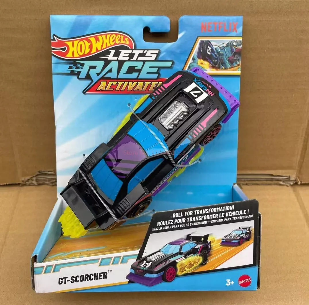 

Hot Wheels Let'S Race Activate Series Jjx15 Street Scream Die Casting Metal Race Cars Collectable Race Scene Model Fans Gift