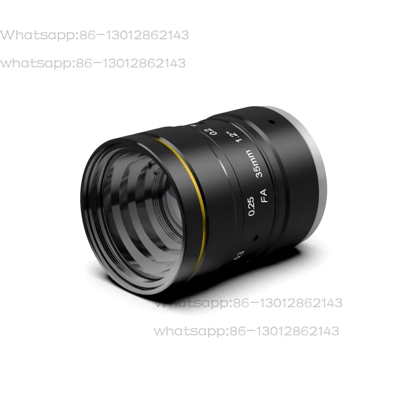 25 million pixel FA fixed focus industrial camera lens target surface 1.2 inch aperture F2.8C interface high contrast