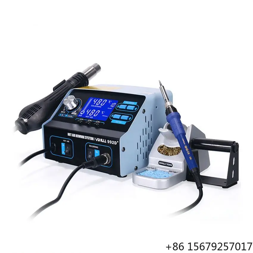 992D+ High Power Constant Temperature Welding Table Hot Air Soldering Tools Hot Air Soldering Station