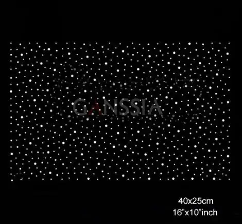 4 pz/lotto (40x25cm) eleganti stelle Hotfix strass a trasferimento termico per abbellimento ferro su accessori fai da te (JA-1001)