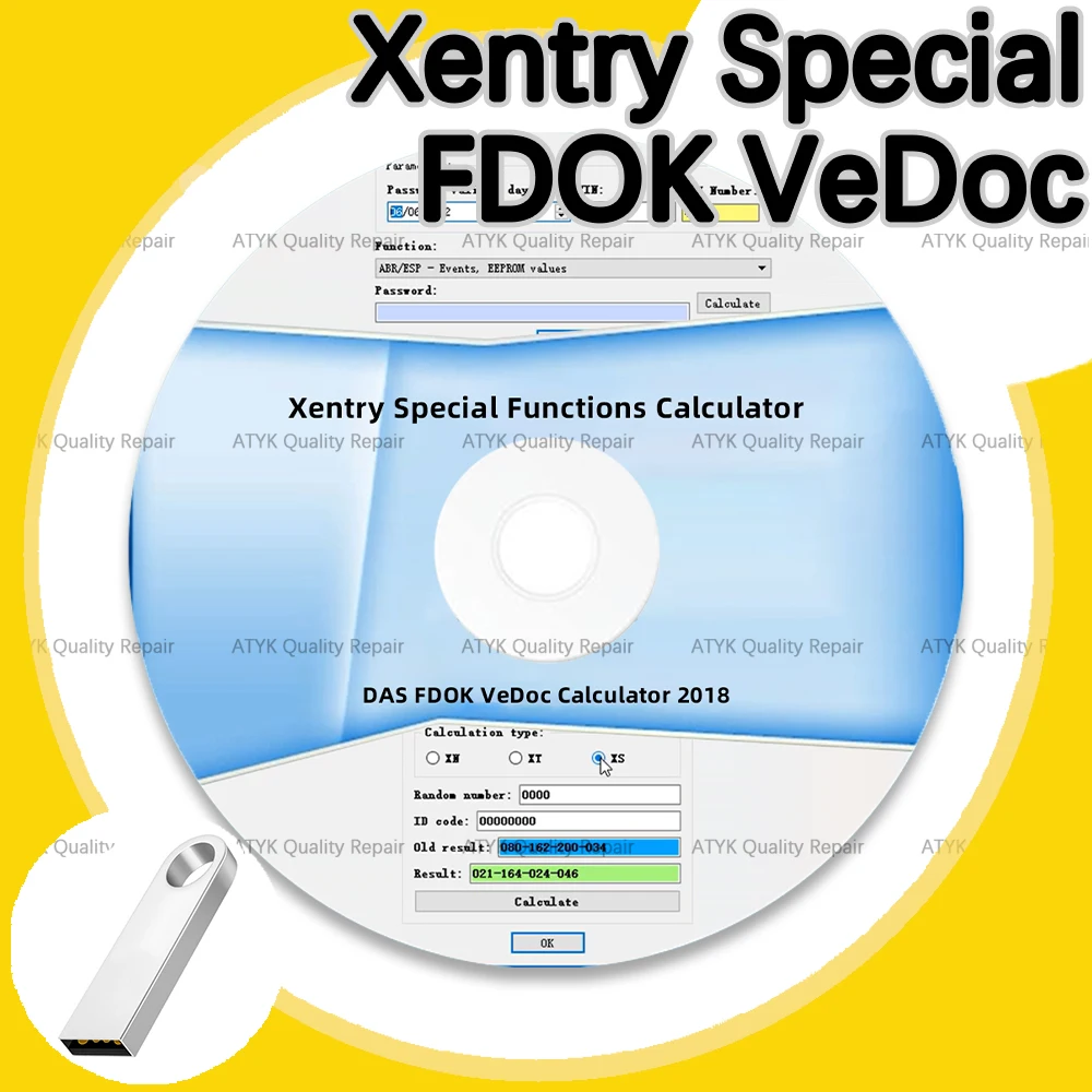 

Xentry Special Functions Calculator FDOK VeDoc Calculator 2018 Diagnostic software Automobile Maintenance Auto Repair car tools