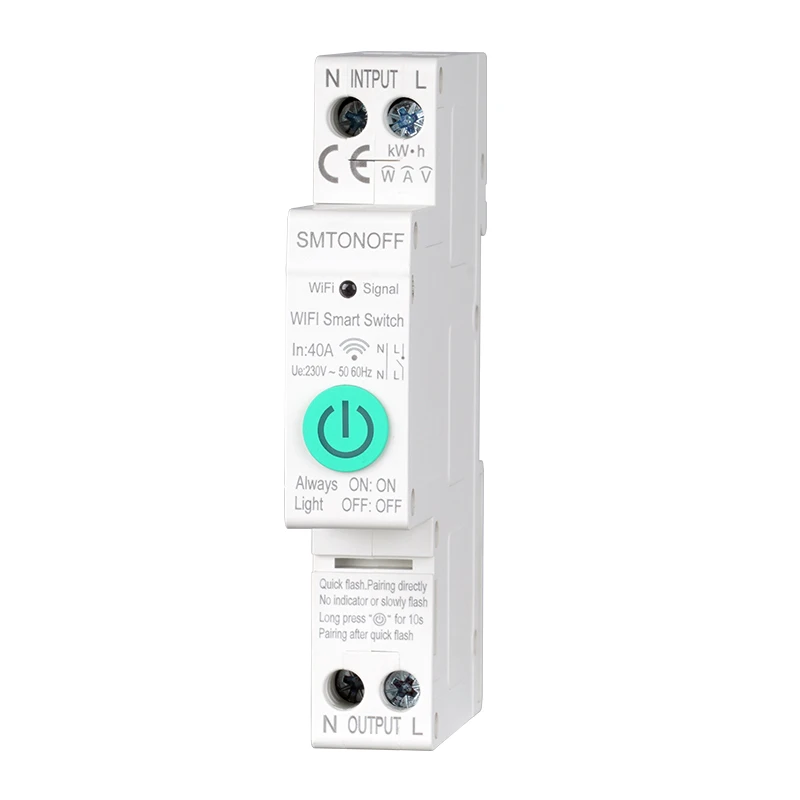 Din Rail WiFi Smart Boiler Switch Water Heater switch Smart Life Tuya APP Remote Control Alexa Echo Google Home Voice Control