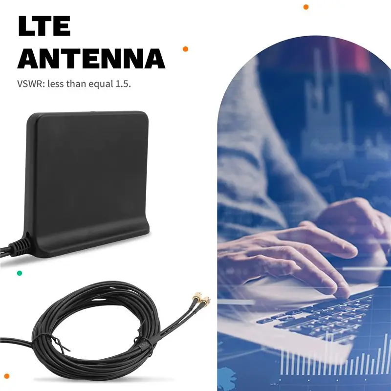 Signal Boost 5G 4G LTE 3G GSM Mimo Aerial High Gain 12Dbi 600-6000Mhz External Omni Wifi Antenna