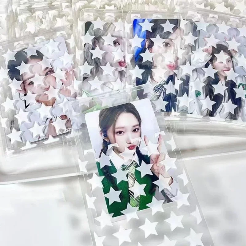 50 Piece/set Chic Star Style Kpop Idol Photocard Cover Case Creative Family Friend Photo Card Film Lovely Anime Card Protector