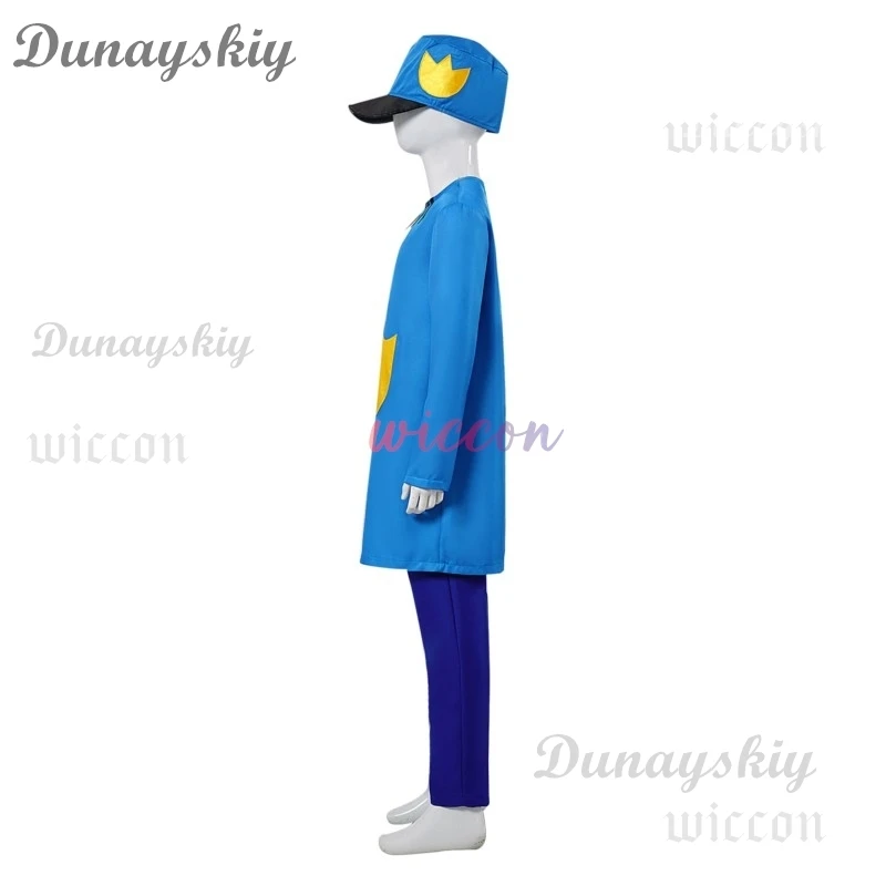 Fantasie Detective Hond Cosplay Hoed Shirt Kleding Cartoon Politieagent Hond Kostuum Vermomming Volwassen Vrouwen Mannen Rollenspel Outfits